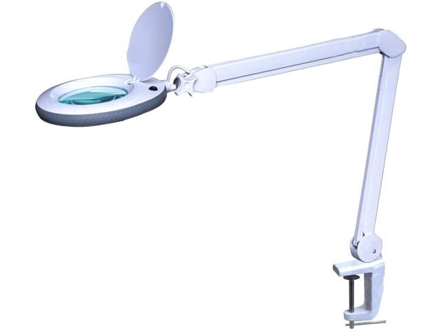 Lampa de birou cu lupa LAMP-5D-LEDN1